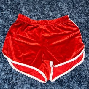 Red Velvet Shorts